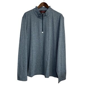 Gerry shirt men's XXL blue lightweight quarter zip pullover performance active